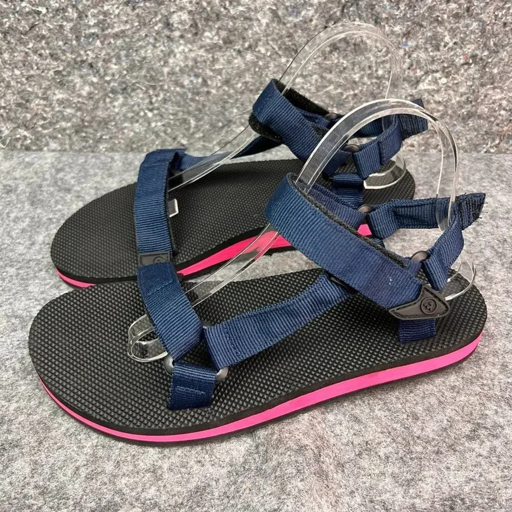 Atika Sandals Womens 10 Adjustable Velcro Strap Closure Flats Spring Summer